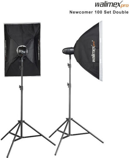 Walimex Pro Newcomer 100 II Set Double Kit Φωτισμού Κωδικός: 23374
