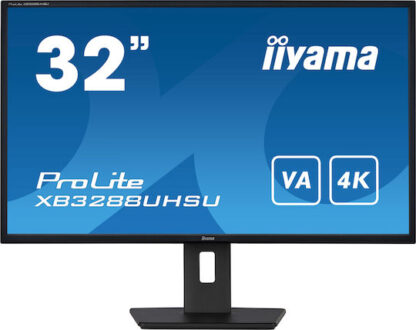 Iiyama ProLite XB3288UHSU-B5 VA HDR Monitor 31.5" 4K 3840x2160 με Χρόνο Απόκρισης 3ms GTG