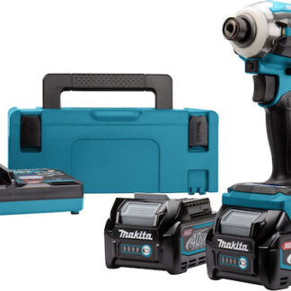 Makita Κρουστικό Δραπανοκατσάβιδο Μπαταρίας 40V 2x2.5Ah Κωδικός: HP001GD201