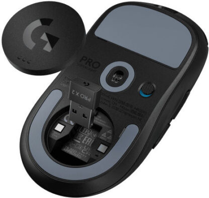 Logitech Pro X Superlight 2 Ασύρματο Gaming Ποντίκι 32000 DPI Μαύρο