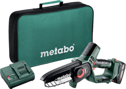 Metabo Ms 18 Ltx Αλυσοπρίονο Μπαταρίας Solo 18V 1.6kg με Λάμα 8cm Κωδικός: 600856500