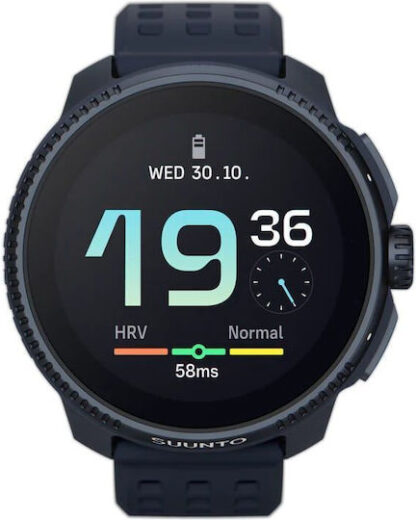 Suunto Race Stainless Steel 49mm Αδιάβροχο Smartwatch με Παλμογράφο (Midnight)