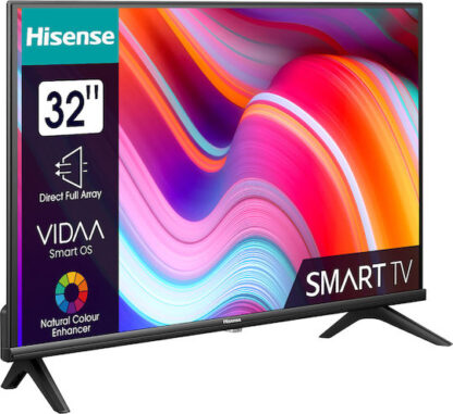 Hisense Smart Τηλεόραση 32" HD Ready LED 32A4K HDR (2023)