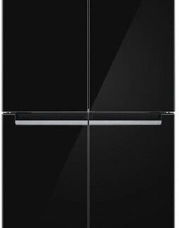 Bosch Ψυγείο Ντουλάπα 547lt Total NoFrost Υ189.5xΠ85.5xΒ66.6εκ. Μαύρο KMC85LBEA