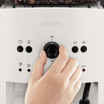 Krups Αυτόματη Μηχανή Espresso 1450W Πίεσης 15bar με Μύλο Άλεσης Λευκή EA810570