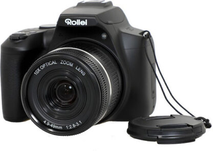 Rollei Powerflex Compact Φωτογραφική Μηχανή 8MP Οπτικού Ζουμ 10x Μαύρη