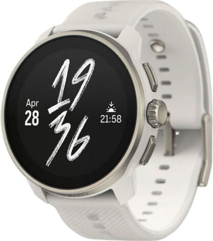 Suunto Race S Stainless Steel 45mm Αδιάβροχο Smartwatch με Παλμογράφο (Powder Gray)