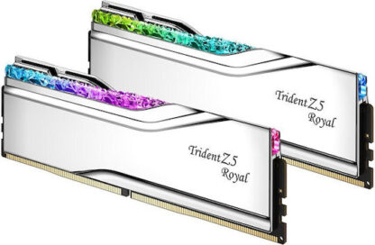 G.Skill Trident Z5 Royal 64GB DDR5 RAM με 2 Modules (2x32GB) και Ταχύτητα 6400 για Desktop Κωδικός: F5-6400J3239G32GX2-TR5S
