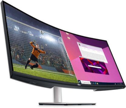 Dell S3423DWC VA Curved Monitor 34" QHD 3440x1440 με Χρόνο Απόκρισης 4ms GTG