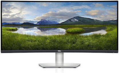 Dell S3423DWC VA Curved Monitor 34" QHD 3440x1440 με Χρόνο Απόκρισης 4ms GTG