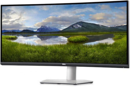 Dell S3423DWC VA Curved Monitor 34" QHD 3440x1440 με Χρόνο Απόκρισης 4ms GTG