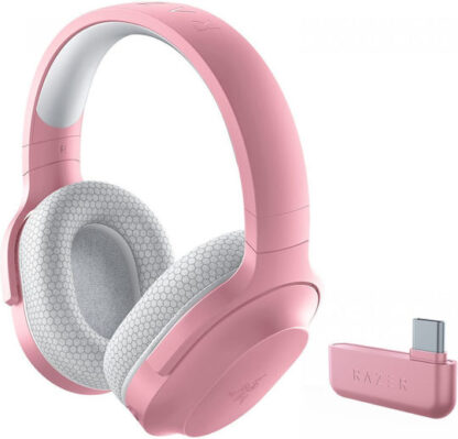 Razer Barracuda X Ασύρματο Over Ear Gaming Headset με σύνδεση 3.5mm / USB / Bluetooth Quartz