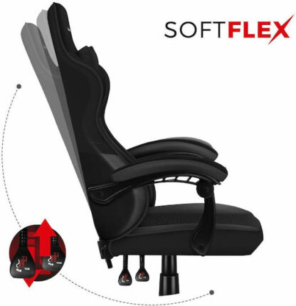 Huzaro Force 4.4 Καρέκλα Gaming Δερματίνης Carbon