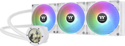 Thermaltake TH420 V2 Ultra Υδρόψυξη Επεξεργαστή Τριπλού Ανεμιστήρα 140mm για Socket AM4/AM5/1700/1200/115x με ARGB Φωτισμό Λευκή