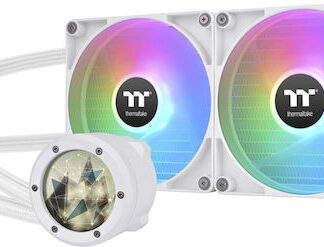 Thermaltake TH420 V2 Ultra Υδρόψυξη Επεξεργαστή Τριπλού Ανεμιστήρα 140mm για Socket AM4/AM5/1700/1200/115x με ARGB Φωτισμό Λευκή