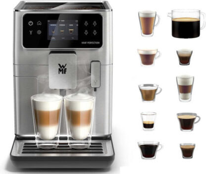 WMF Perfection 660 Αυτόματη Μηχανή Espresso 1550W Πίεσης 15bar με Μύλο Άλεσης Τιρκουάζ