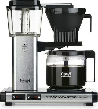 Moccamaster KBG Select Καφετιέρα Φίλτρου 1520W Silver Brushed