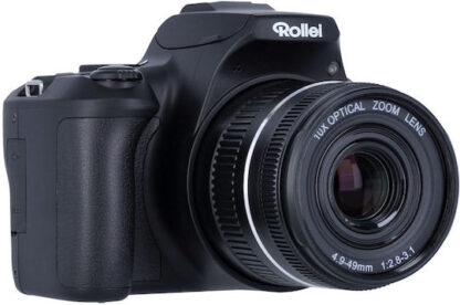 Rollei Powerflex Compact Φωτογραφική Μηχανή 8MP Οπτικού Ζουμ 10x Μαύρη