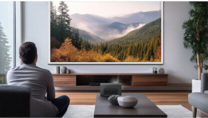BenQ GP520 3D Projector DLP 4K Ultra HD Λάμπας LED με Wi-Fi και Ενσωματωμένα Ηχεία Μαύρος Κωδικός: 9H.JT177.59E