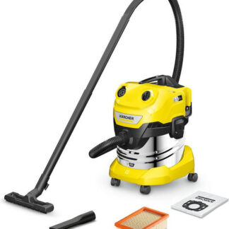 Karcher WD 4-18 Dual Επαναφορτιζόμενη Σκούπα Υγρών / Στερεών με Πλαστικό Κάδο 20lt