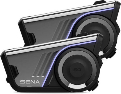 Sena 60S-01D Ενδοεπικοινωνία Διπλή για Κράνος Μηχανής με Bluetooth 60S-01D