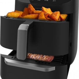 Zelmer Air Fryer με Διπλό Αποσπώμενο Κάδο 9lt Μαύρο ZAF9000