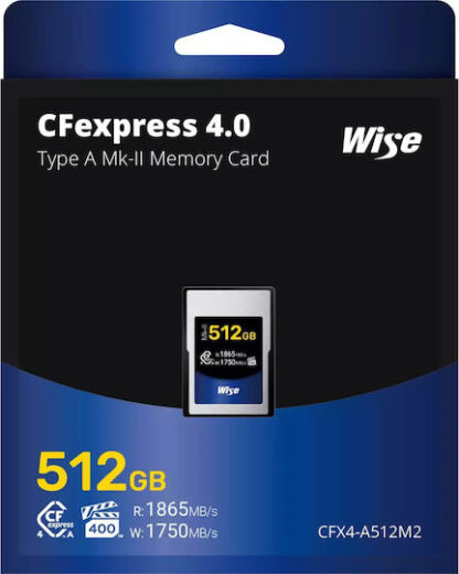 Wise CFexpress 4.0 Type A Mk-II 512GB             WI-CFX4-A512M2
