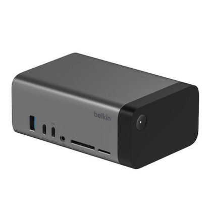 Belkin 11-in-1 Pro GaN Dock USB-C Docking Station με HDMI 4K PD Ethernet και σύνδεση 3 Οθονών Γκρι