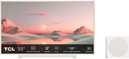 TCL Smart Τηλεόραση 55" 4K UHD QLED 55A300 PRO HDR (2024)
