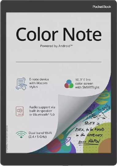 Pocketbook Color Note με Οθόνη Αφής 10.3" (32GB) Μαύρο