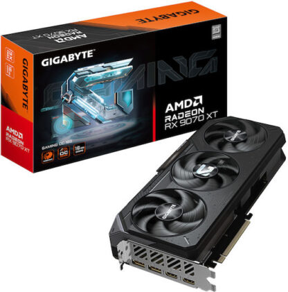 Gigabyte Radeon RX 9070 XT 16GB GDDR6 Gaming OC Κάρτα Γραφικών Κωδικός: GV-R9070XTGAMING OC-16GD