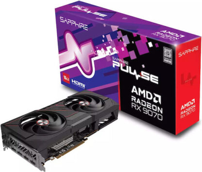 Sapphire Radeon RX 9070 16GB GDDR6 Pulse Κάρτα Γραφικών Κωδικός: 11349-03-20G