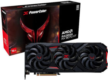 PowerColor Radeon RX 9070 XT 16GB GDDR6 Red Devil Κάρτα Γραφικών Κωδικός: RX9070XT 16G-E/OC