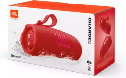 JBL Charge 6 Αδιάβροχο Ηχείο Bluetooth με Διάρκεια Μπαταρίας έως 28 ώρες Κόκκινο