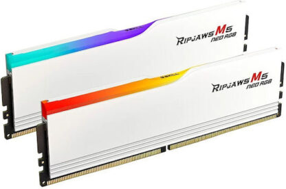 G.Skill Ripjaws M5 Neo RGB 96GB DDR5 RAM με 2 Modules (2x48GB) και Ταχύτητα 6000 για Desktop Κωδικός: F5-6000J3036F48GX2-RM5NRW