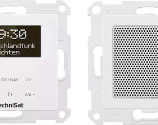 Technisat DigitRadio up 55 - DAB radio Retro Ρεύματος DAB+ με Bluetooth και USB Λευκό