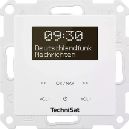 Technisat DigitRadio up 55 - DAB radio Retro Ρεύματος DAB+ με Bluetooth και USB Λευκό