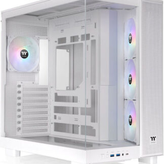 Thermaltake CTE C750 Air Snow Gaming Full Tower Κουτί Υπολογιστή με Πλαϊνό Παράθυρο και RGB Φωτισμό Λευκό