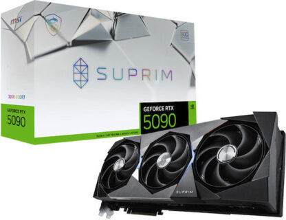 MSI GeForce RTX 5090 32GB GDDR7 SUPRIM SOC Κάρτα Γραφικών Κωδικός: V530-026R
