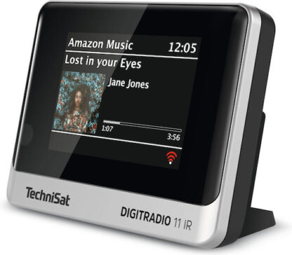 Technisat DigitRadio 11 IR Επιτραπέζιο Ραδιόφωνο Ρεύματος DAB+ με Bluetooth Black/Silver