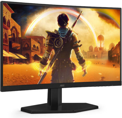 AOC C24G42E VA HDR Curved Monitor 23.6" FHD 1920x1080 180Hz με Χρόνο Απόκρισης 1ms GTG