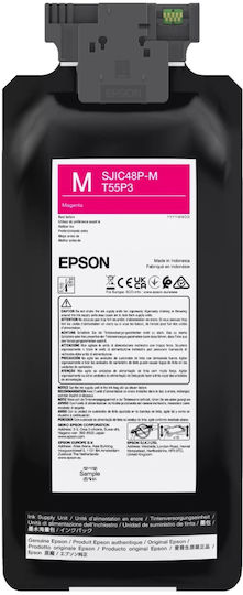 Epson SJIC48P-M Γνήσιο Μελάνι Εκτυπωτή InkJet Ματζέντα (C13T55P340)