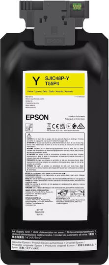 Epson SJIC48P-Y Γνήσιο Μελάνι Εκτυπωτή InkJet Κίτρινο (C13T55P440)