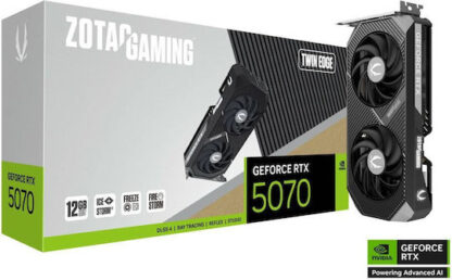 Zotac GeForce RTX 5070 12GB GDDR7 Twin Edge Κάρτα Γραφικών Κωδικός: ZT-B50700E-10P