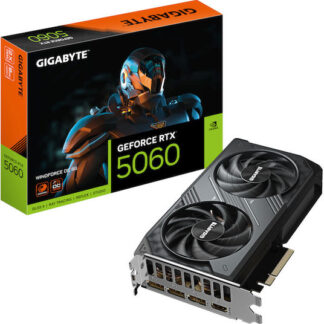 GIGABYTE GeForce RTX 5060 Ti EAGLE OC 8G Graphics Card - 8GB GDDR7  128bit  PCI-E 5.0  2617MHz Core Clock  3 x DisplayPort  1 x HDMI  GV-N506TEAGLE OC-8GD