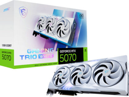 MSI GeForce RTX 5070 12GB GDDR7 Gaming Trio OC White Κάρτα Γραφικών Κωδικός: V532-021R