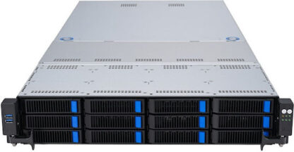 Platforma Asus Rack (1U) RS501A-E12-RS12U AMD Epyc 9005/9004 (12x NVMe/SATA HS  2xM.2  2x1Gbe  IPMI  1+1 1600W)
