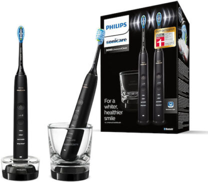 Philips Toothbrush HX9914 54 Sonicare DiamondClean 9000 2nd handle 2x black Schwarz (HX9914/54)
