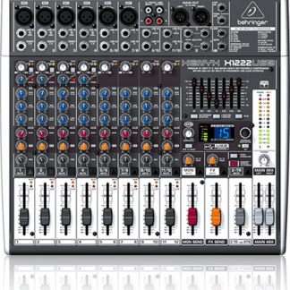 Behringer X-1222 USB Αναλογική Κονσόλα 12 Καναλιών με Phantom Power & 6 Εισόδους XLR
