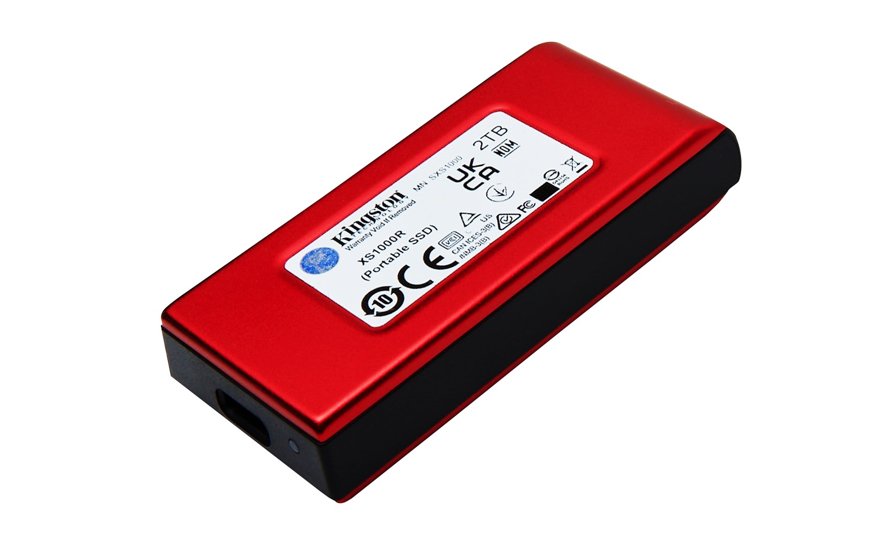 Kingston Technology 2TB XS1000 Red External USB 3.2 Gen 2 Portable Solid State Drive Kingston Technology 2TB XS1000 Red External USB 3.2 Gen 2 Portable Solid State Drive